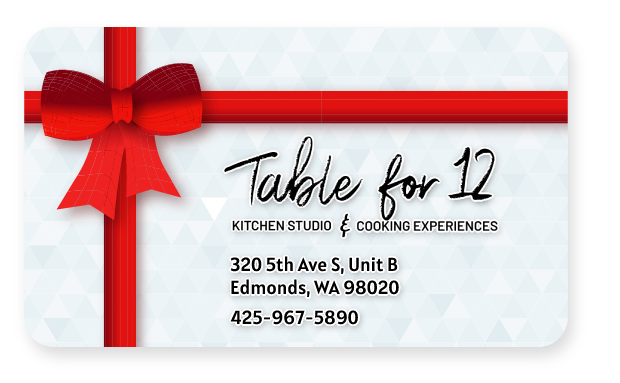 Table for 12 Gift Card
